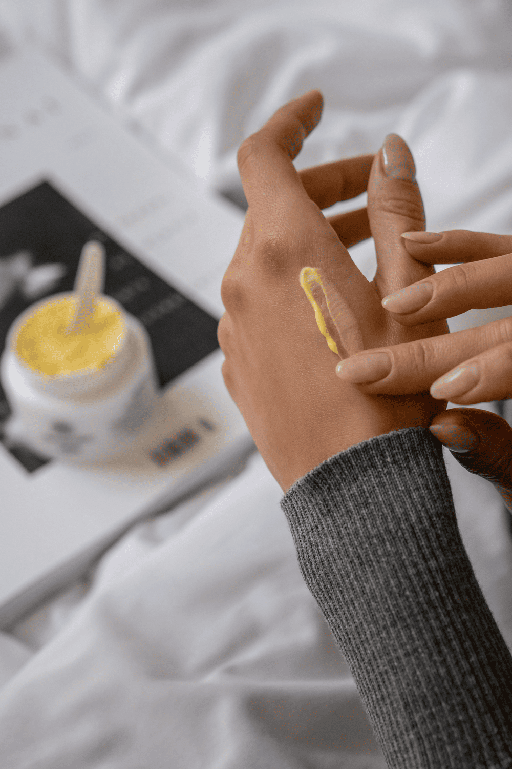 rankų priežiūra - rankų sviestas