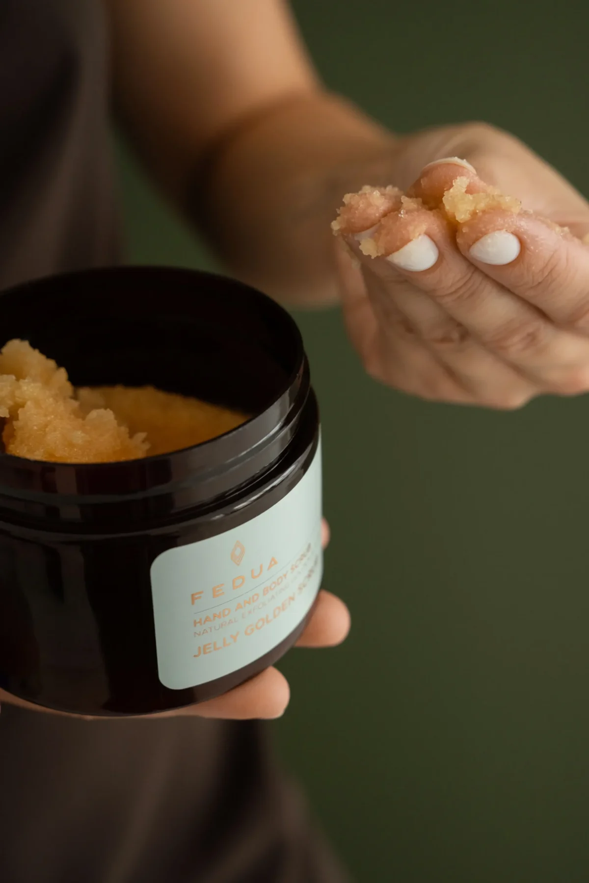 Fedua rankų ir kūno šveitiklis Jelly Golden - Image 2