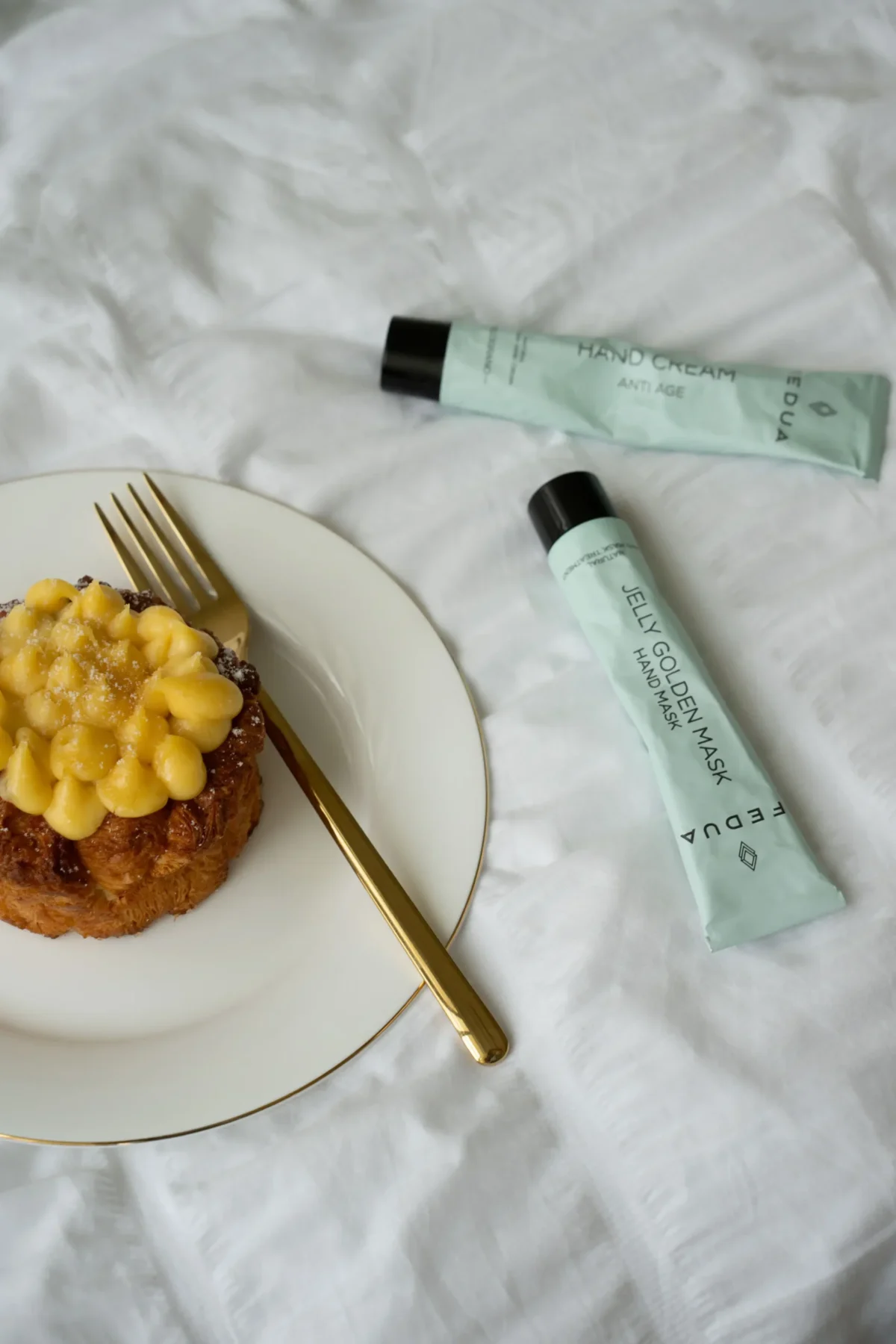 Fedua prabangi rankų kaukė Jelly Golden - Image 2